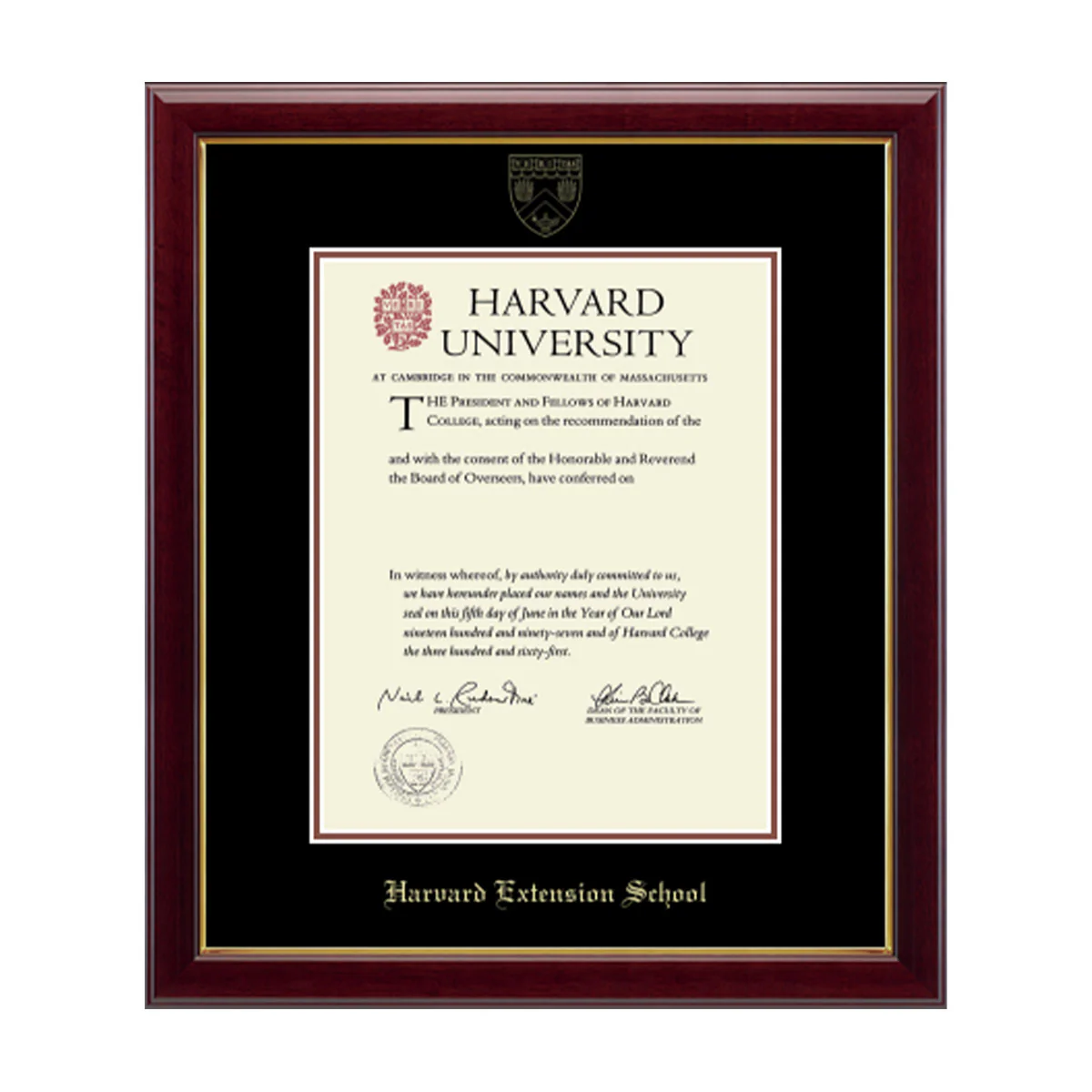 Harvard Gold Embossed Diploma Frame in Gallery or Regency Gold - Image 17
